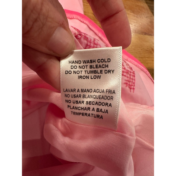 Hyacinth House Pink Embroidered Boho Glam Mini Dress M NWOT - Picture 16 of 16